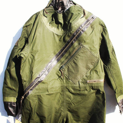 MK-0028 MK10 Document Pouch / iPad pouch made from German Aircrew Immersion Suit - "Indy Down under" Patch