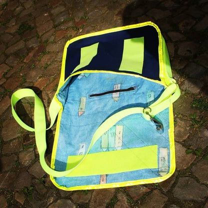 M-0014 Messenger Bag from blue Air Mattress and Reflectors