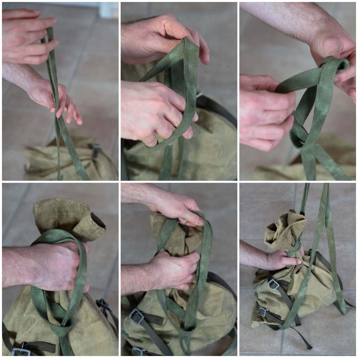 V-0121 Slim Veshmeshok / Daypack in Danish M/84 camouflage pattern
