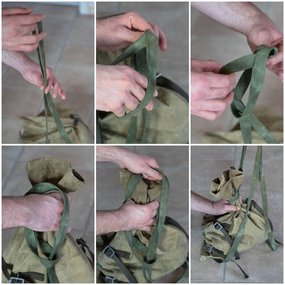 V-0121 Slim Veshmeshok / Daypack in Danish M/84 camouflage pattern