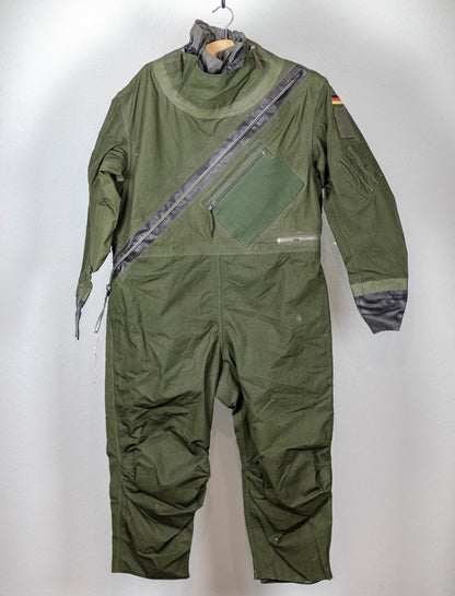 MK-0028 MK10 Document Pouch / iPad pouch made from German Aircrew Immersion Suit - "Indy Down under" Patch