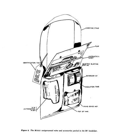 Claymore Satchel/ Small bandolier in PenCott® GreenZone™ and SnowDrift™