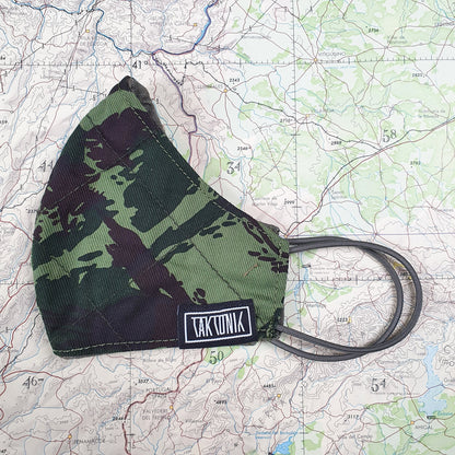 Face Mask - (GRC) "Lizard" camouflage pattern