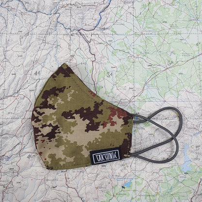 Face Mask - (ITA) "Vegetato" camouflage pattern