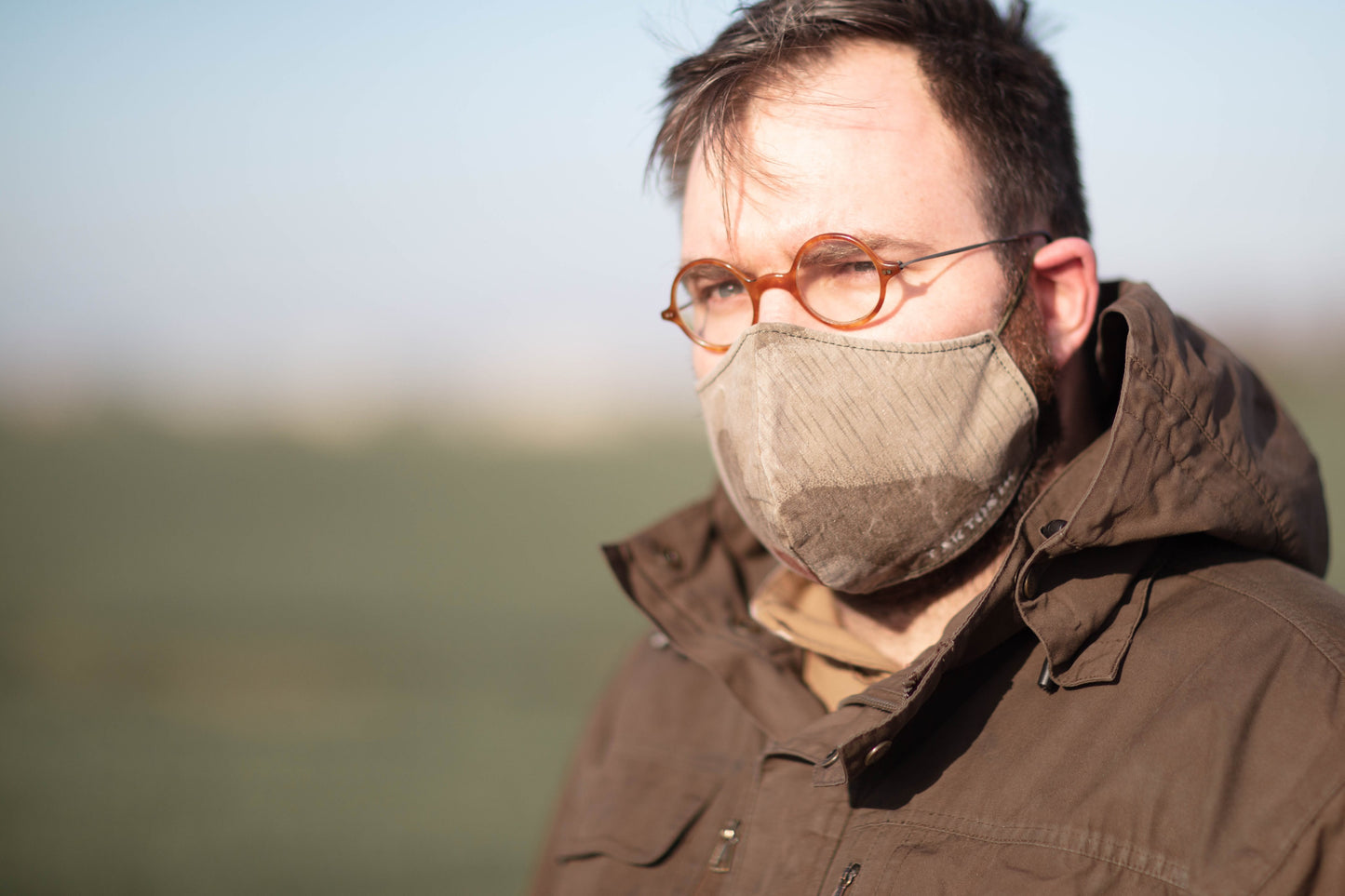 Face Mask - (NOR) "Air Force Working Uniform" camouflage pattern