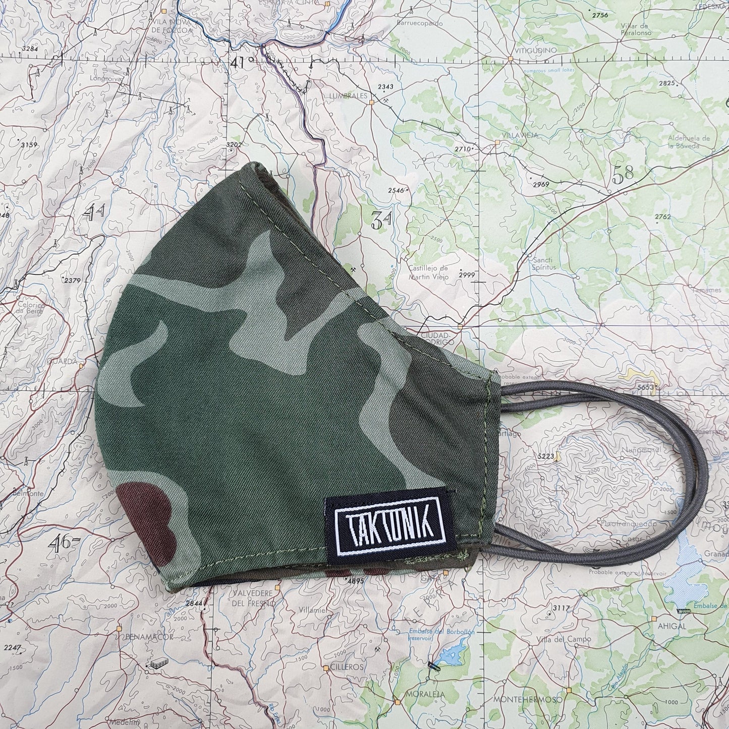 Face Mask - (KOR) "Noodle/Swirl" camouflage pattern