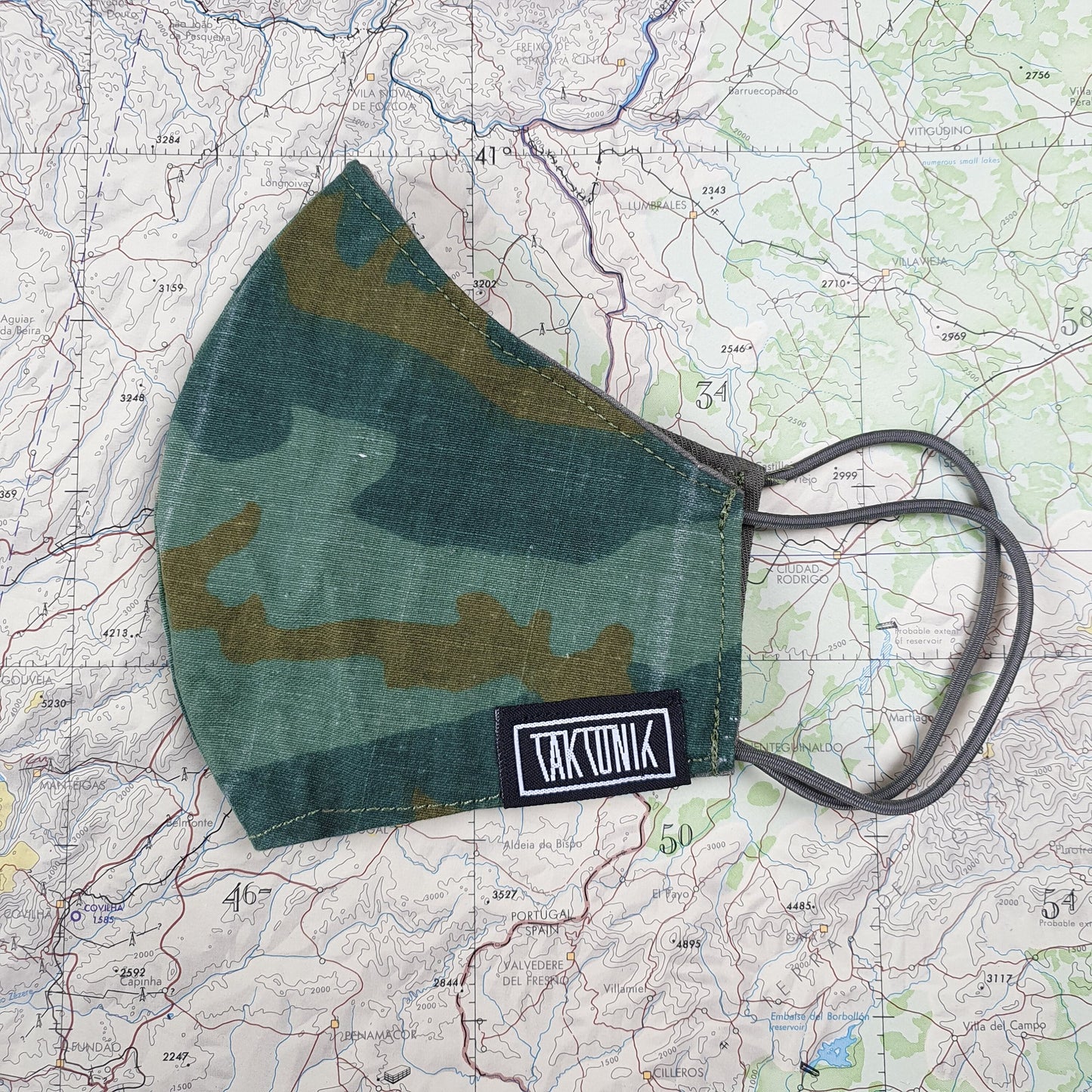 Face Mask - (TUR) "ERDL Leaf, green" camouflage pattern