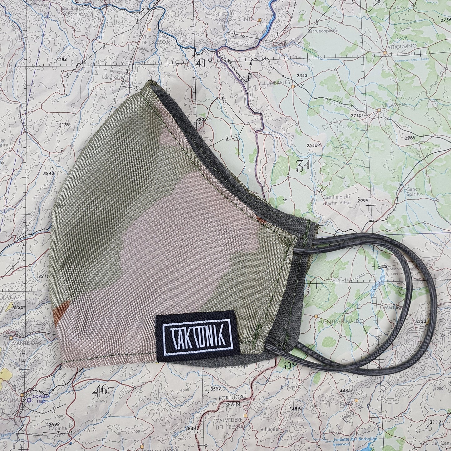 Face Mask - (USA) "3-color Desert" camouflage pattern