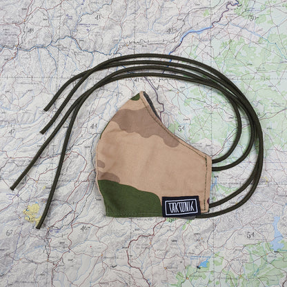 Face Mask - (ITA) "Mimetico Deserto" camouflage pattern