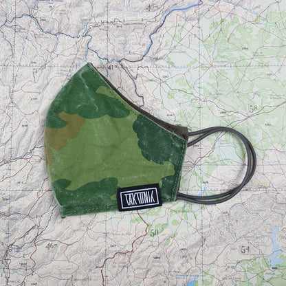 Face Mask - (USA) "Mitchell Wine Leaf" camouflage pattern