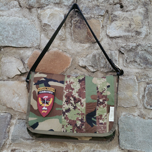 M-0136 Messenger Bag ANA II/III in M81 Woodland and "Spec4ce" patterns