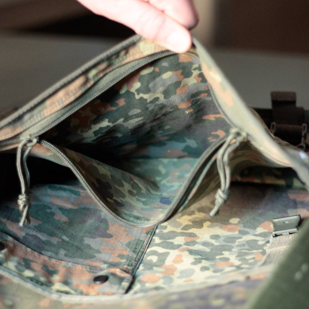 M-0143 Messenger Bag in German Flecktarn