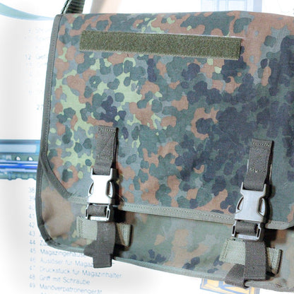 M-0143 Messenger Bag in German Flecktarn