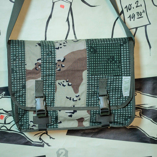 M-0153 Messenger Bag in Desert Night & 6-color Desert Camouflage I/II