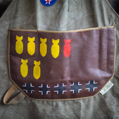 A-0032 Apron "US Army Air Force" from US WWII Shelter Half & Leather